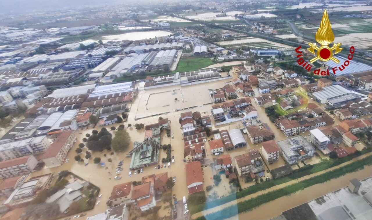 Alluvione in Toscana: ECM ridotti