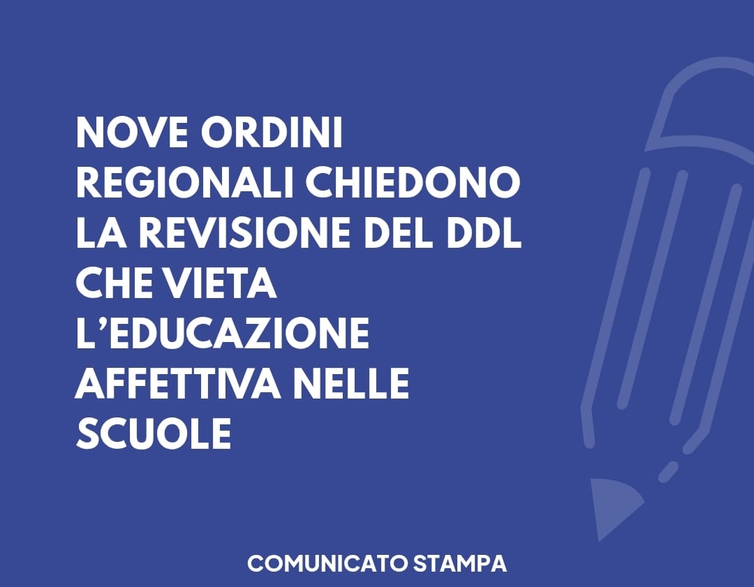 Educazione sessuo-affettiva adeguata a scuola: Comunicato Stampa